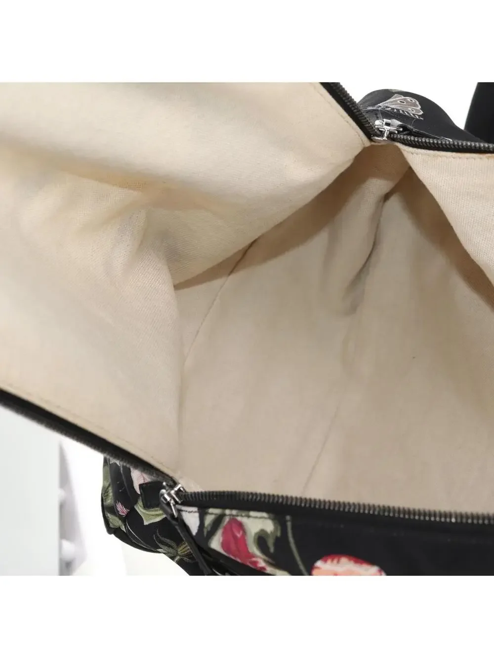 Gucci Flora Backpack Canvas Black #344239G66B